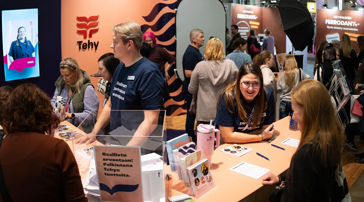 Kuvituskuva messuilta