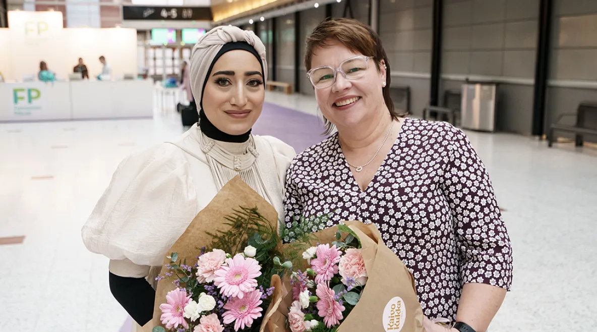 Mariam el Shamaly ja Niina Nivala-Huhtaniska