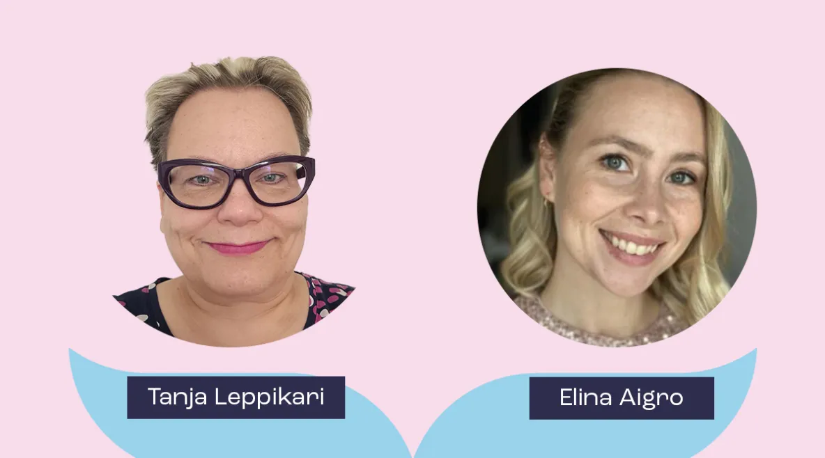 STALin puheenjohtaja Tanja Leppikari ja varapuheenjohtaja Elina Aigro