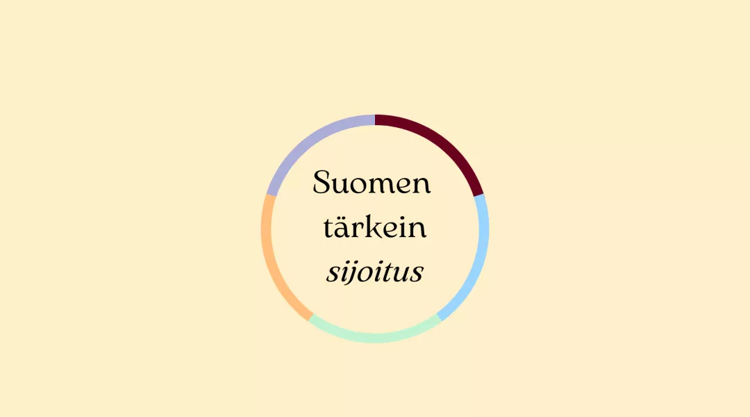 piirretty logo Suomen tärkein sijoitus -kampanjaan