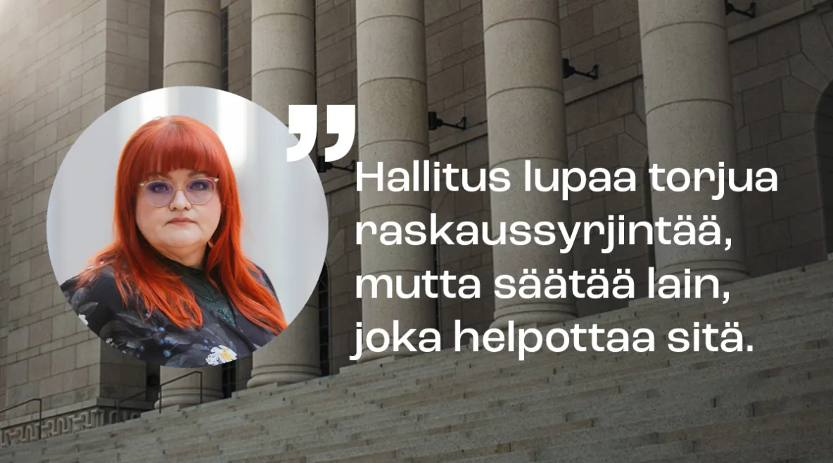 Hallitus lupaa torjua  raskaussyrjintää,  mutta säätää lain,  joka helpottaa sitä.