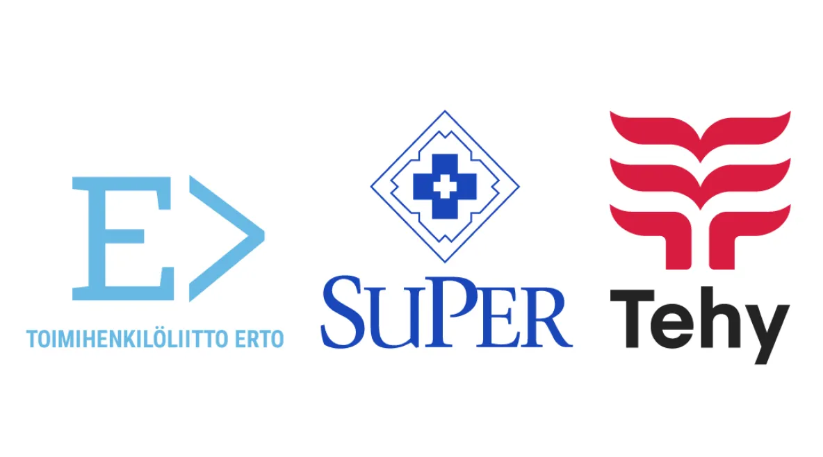 Erton, Superin ja Tehyn logot