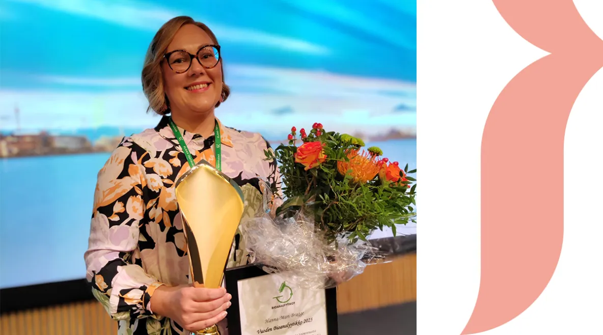 Vuoden bioanalyytikko Hanna-Mari Bragge