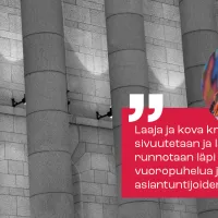 Laaja ja kova kritiikki  sivuutetaan ja laki  runnotaan läpi ilman aitoa vuoropuhelua ja vastoin  asiantuntijoiden näkemyksiä.