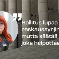 Hallitus lupaa torjua  raskaussyrjintää,  mutta säätää lain,  joka helpottaa sitä.