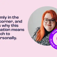 Millariikka Rytkönen saying that I&#039;m firmly in the girls&#039; corner, and that is why this nomination means so much to me personally. 
