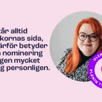 Millariikka Rytkönen säger at Jag står alltid på flickornas sida, och därför betyder denna nominering verkligen mycket för mig personligen. 