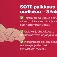SOTE-palkkaus uudistuu
