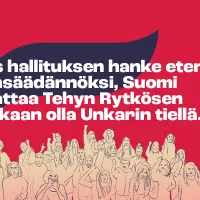 Jos hallituksen hanke etenee lainsäädännöksi, Suomi saattaa Tehyn Rytkösen mukaan olla Unkarin tiellä.