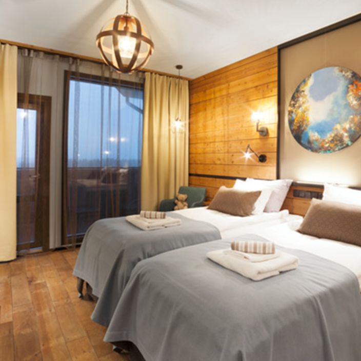 Vuokatin Aatelin hotellihuone