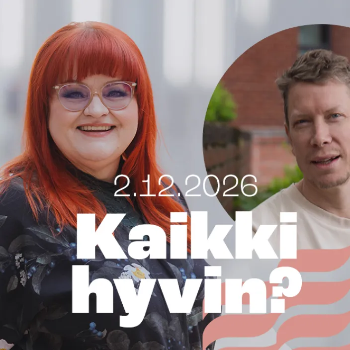 Millariikka Rytkönen ja Terapeutti-Ville Musiikkitalon tapahtumassa