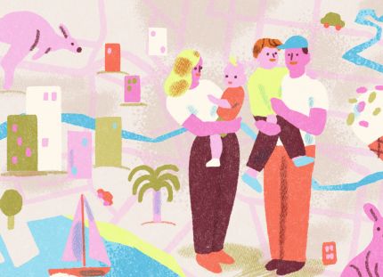 Jenna Vartiaisen kuvitettu elämä Australiassa.