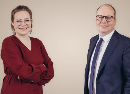 Reeta Lehtonen ja Jarkko Pehkonen.