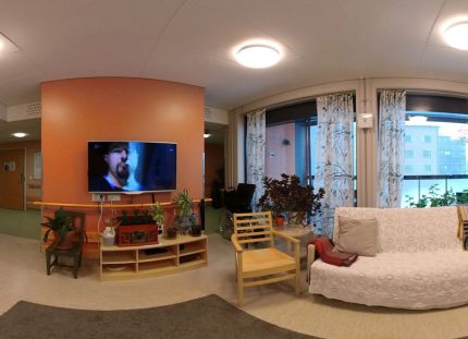 Keski-Uudenmaan hyvinvointialue irtisanoo 35 työntekijää. Kuvassa Tuusulan Riihikodon yleinen tila.