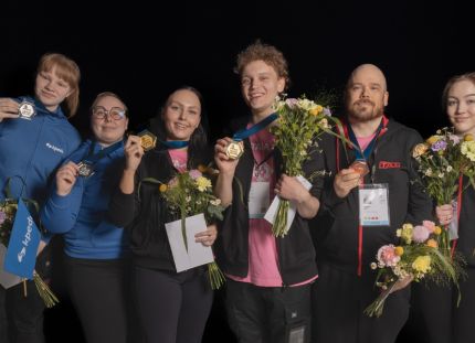 Taitaja2025 Turku Hyvinvointiteknologia Kulta: Alica Rinnevuori/Lauri Homi Hopea: Juuli Ervasti/Taina Juusola Pronssi: Maria Vall/Mikko Elo