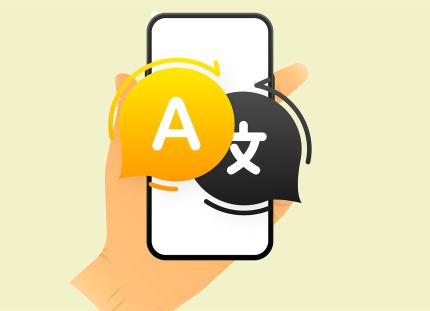 Piirroskuva kännykästä