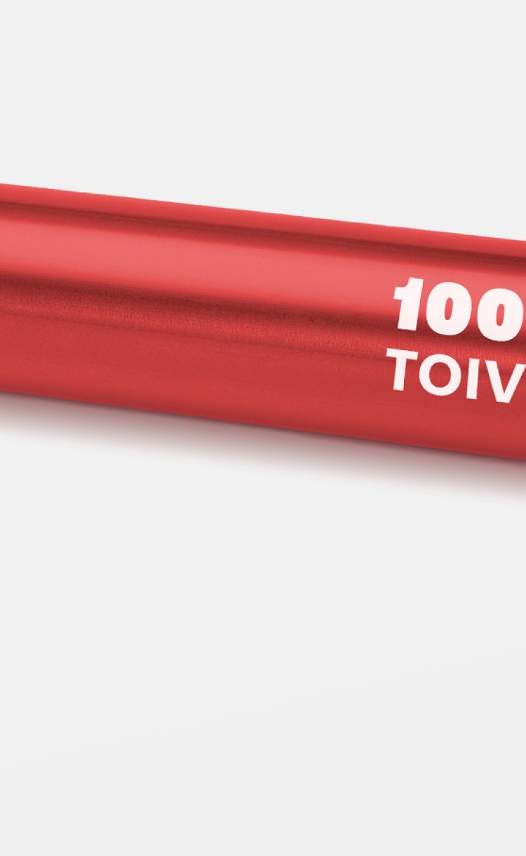 Kuvassa viestikapula, jossa lukee 1001 toivetta