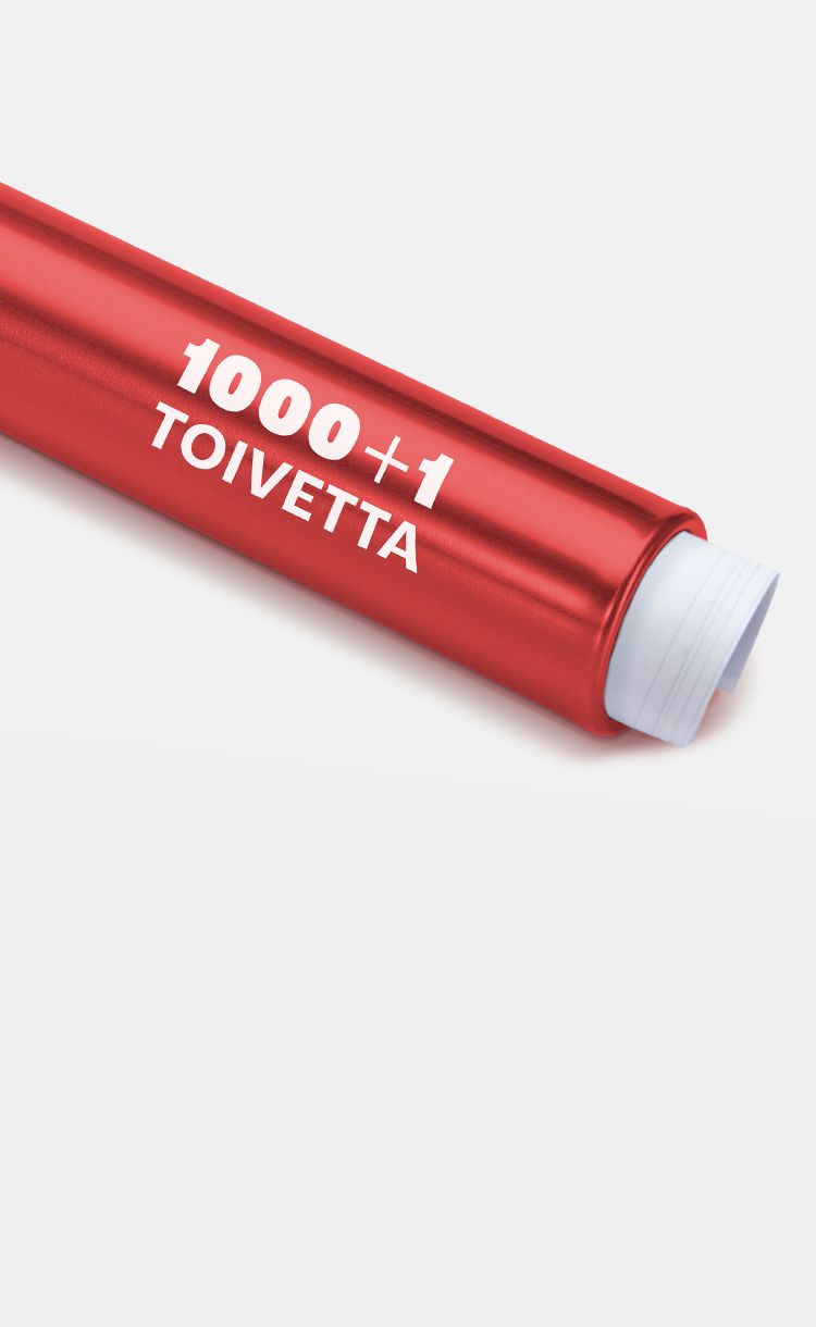 Kuvassa kapula, jossa lukee 1001 toivetta