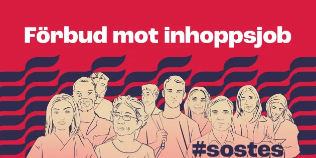 Piirretty kuva, jossa joukko ihmisiä