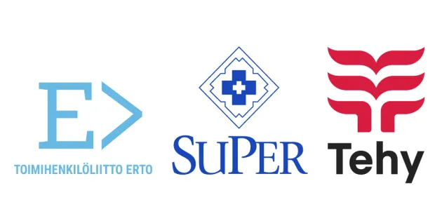 Erton, Superin ja Tehyn logot