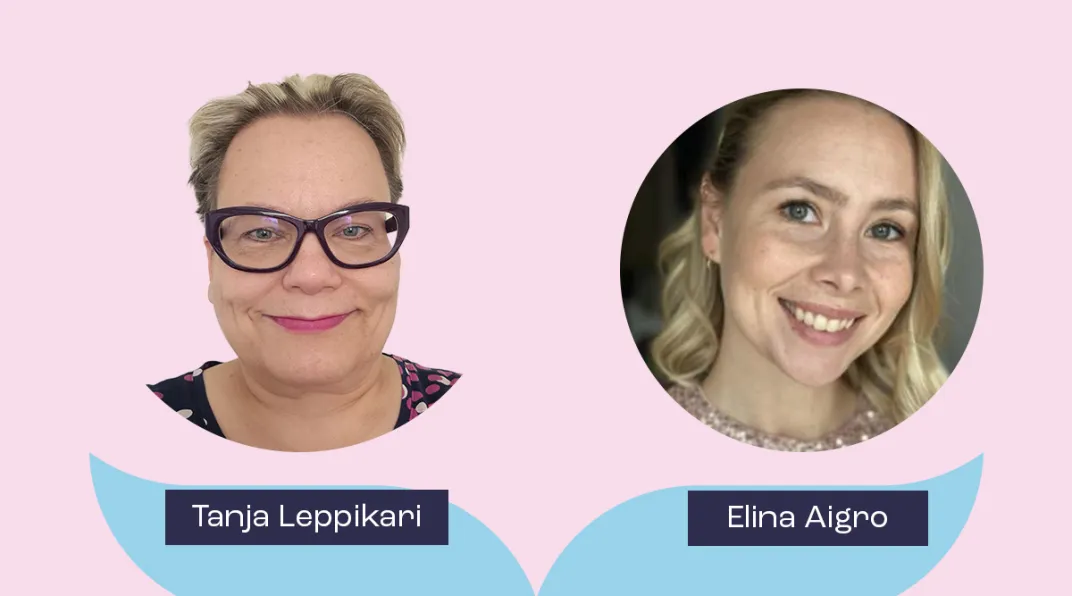 STALin puheenjohtaja Tanja Leppikari ja varapuheenjohtaja Elina Aigro