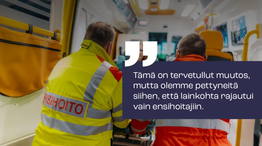 Ensihoitajat