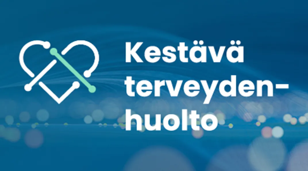 Kestävä terveydenhuolto -hankkeen tunnus