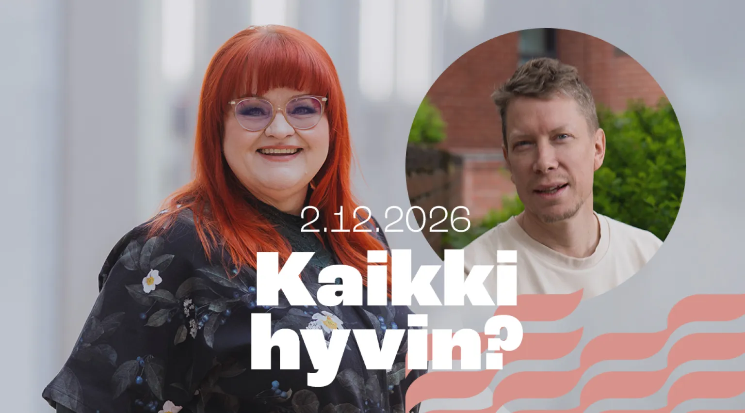 Millariikka Rytkönen ja Terapeutti-Ville Musiikkitalon tapahtumassa