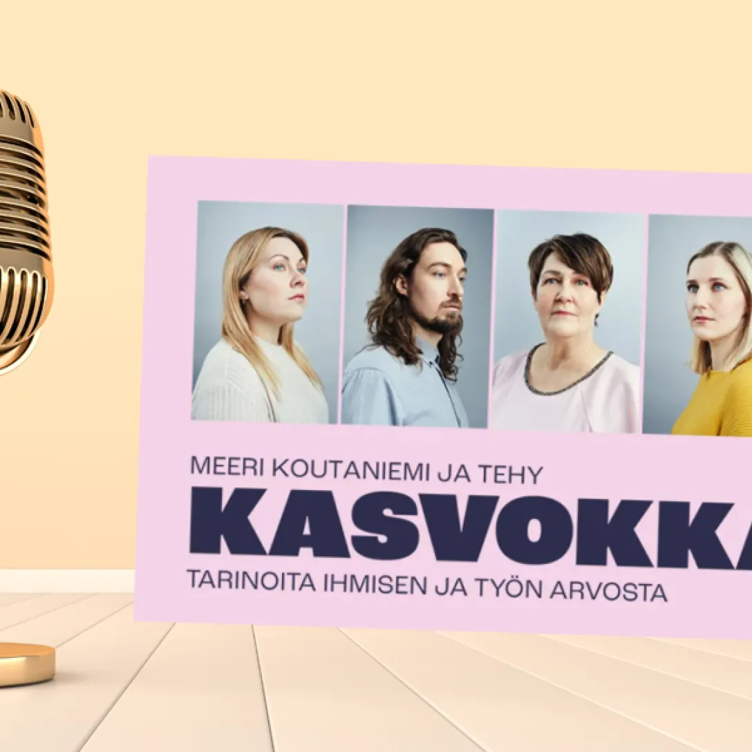 Kuvituskuva Kasvokkain-näyttelystä.