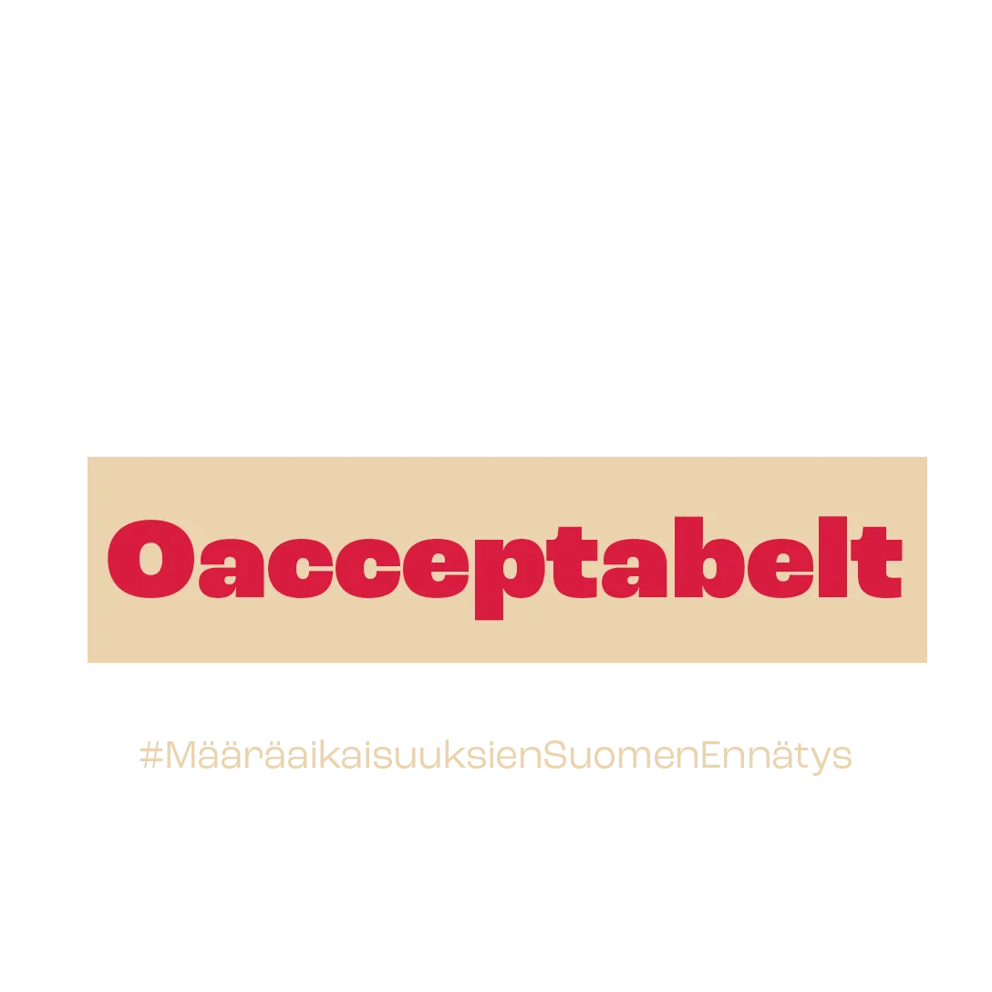 Ett år av osäkerhet? Oacceptabelt