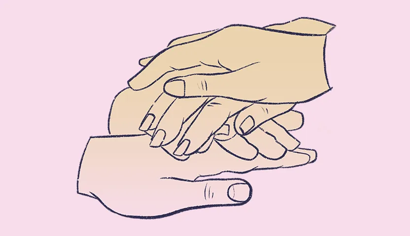 Kädet päällekkäin